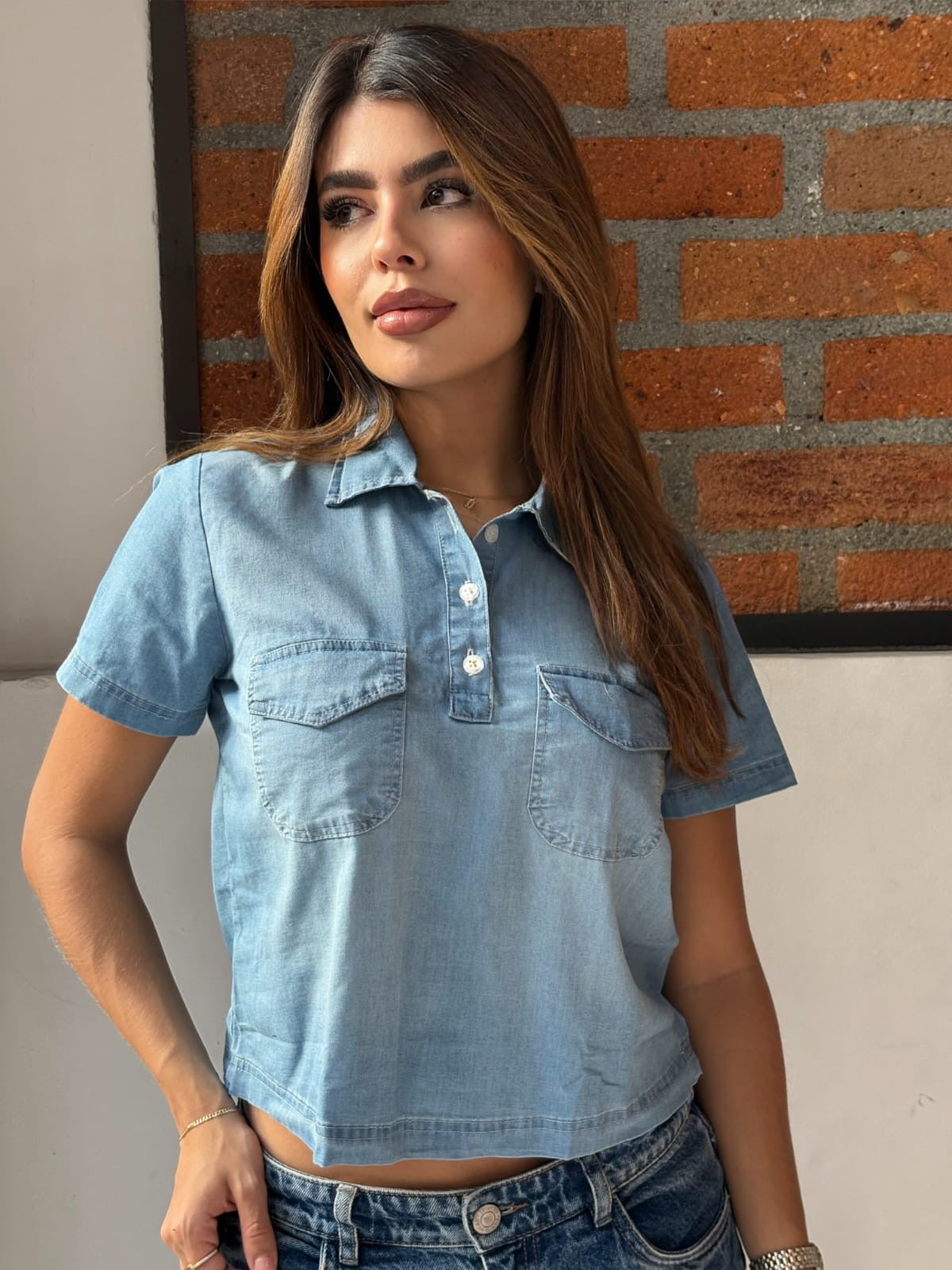 Camisa Chambray dama proceso